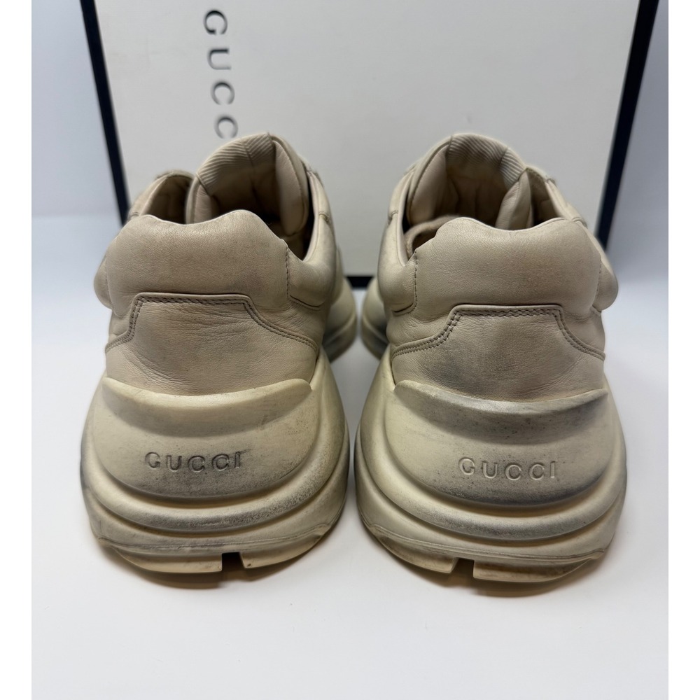 Gucci Rhyton Lips Leather Sneaker Size 10.5 US 9.5 Gucci - Picture 5 of 10